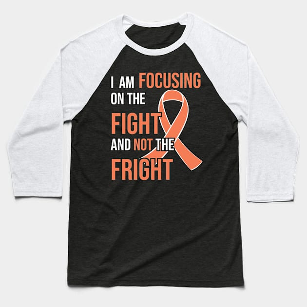 Kidney Cancer Awareness Ribbon for a Cancer Survivor Baseball T-Shirt by jkshirts